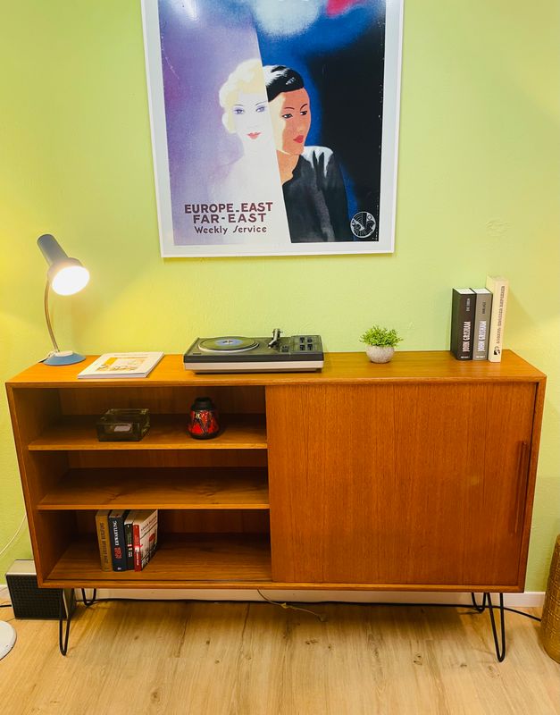 Danish Mid Century Teak Highboard/Sideboard