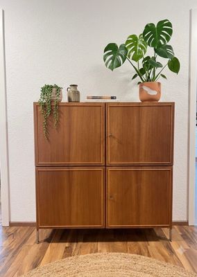 Mid Century Teak Highboard, gelabelt
