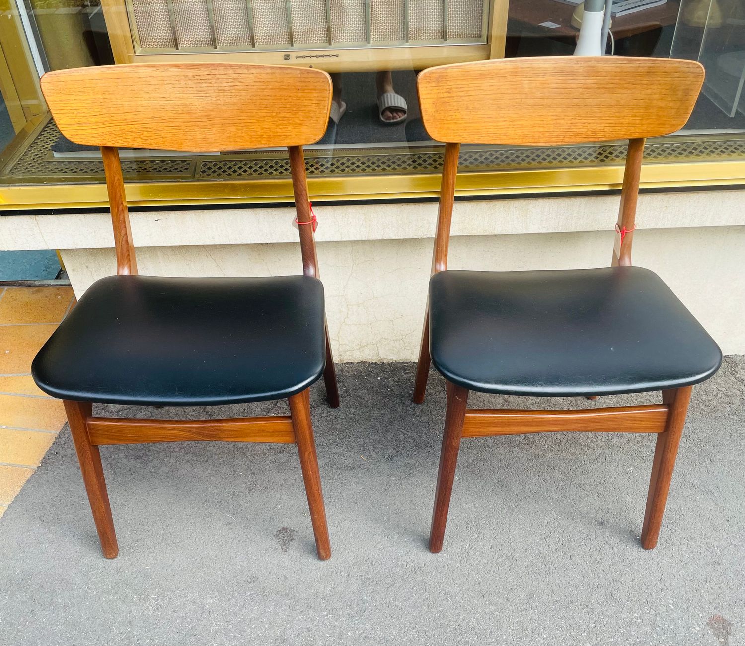Mid Century Teak Stühle, Design Schiønning &amp; Elgaard