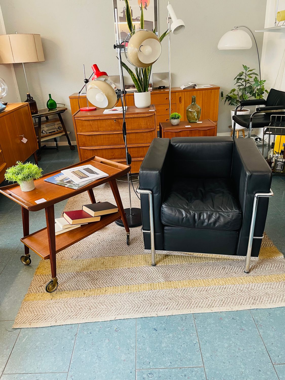 Le Corbusier LC2 Lounge Chair/Sessel, Premium Replica