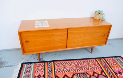 Mid Century Teak Sideboard, Design Lothar Wegner