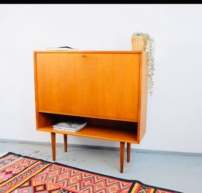 Mid Century Highboard/Barschrank von WK Möbel