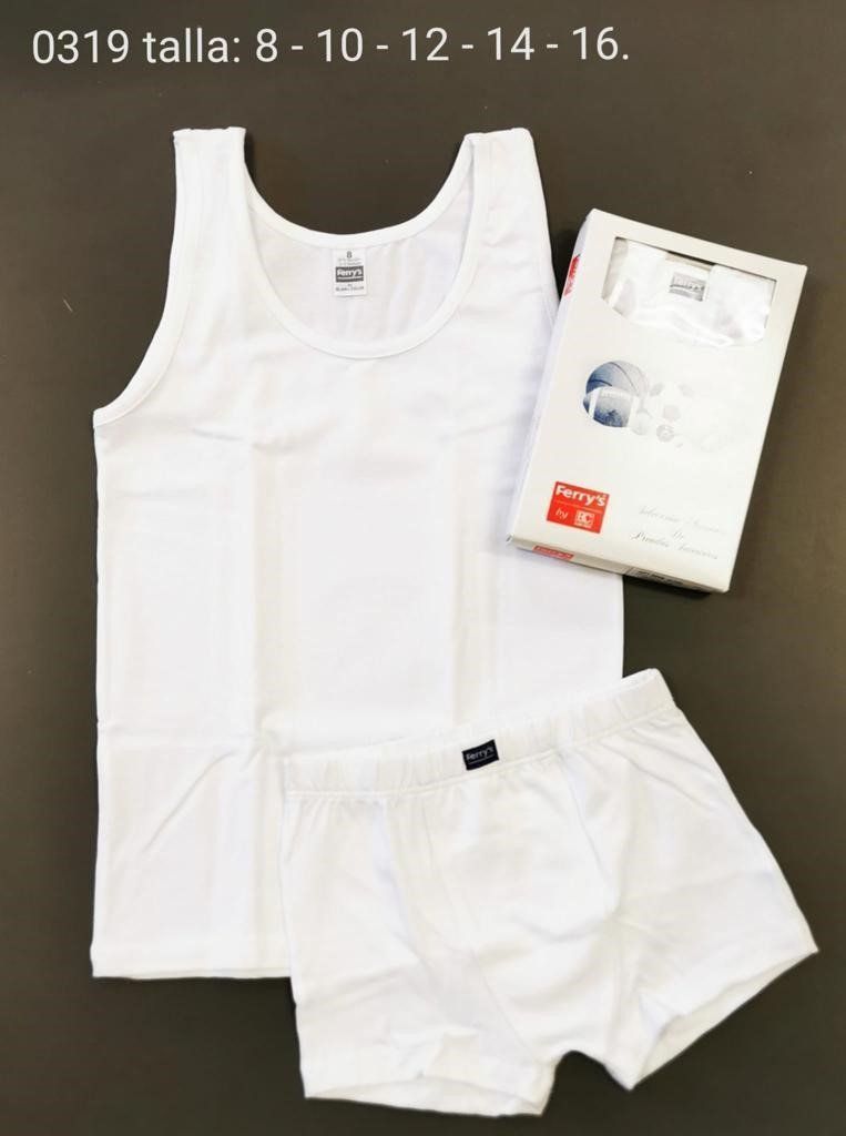 Conjunto de comunión de niño con boxer