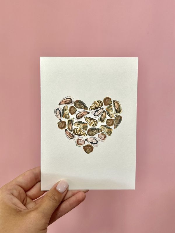 Oyster Love Greeting Card