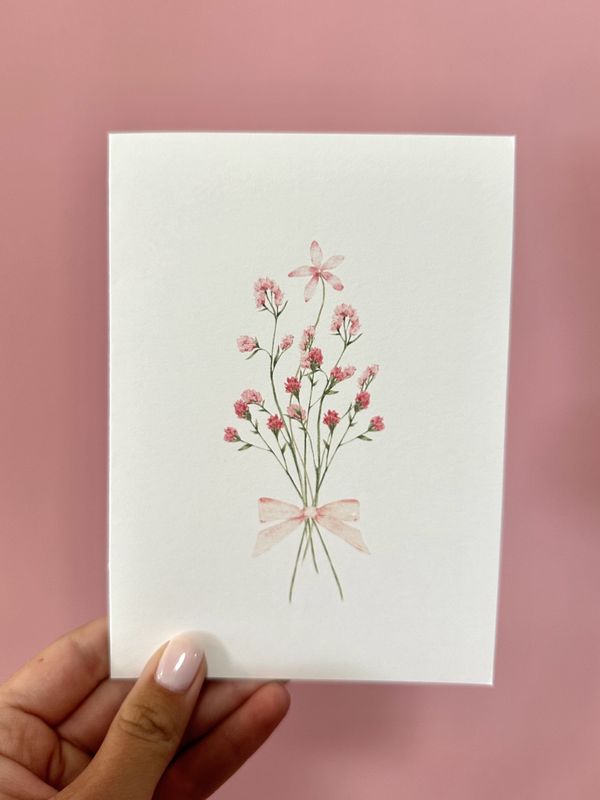 Flower Bundle Greeting Card