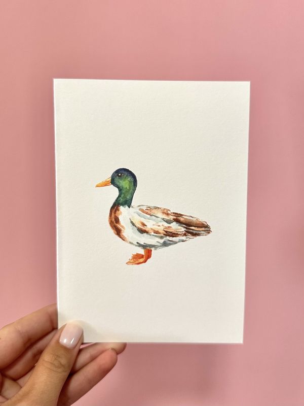 Lucky Duck Greeting Card