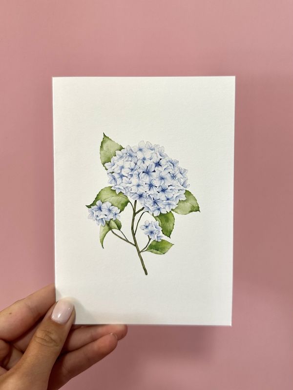 Hydrangea Greeting Card