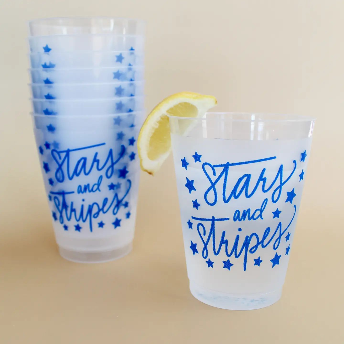 Stars &amp; Stripes Frosted Cups