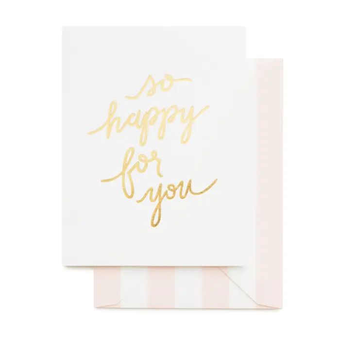 So Happy for You Card