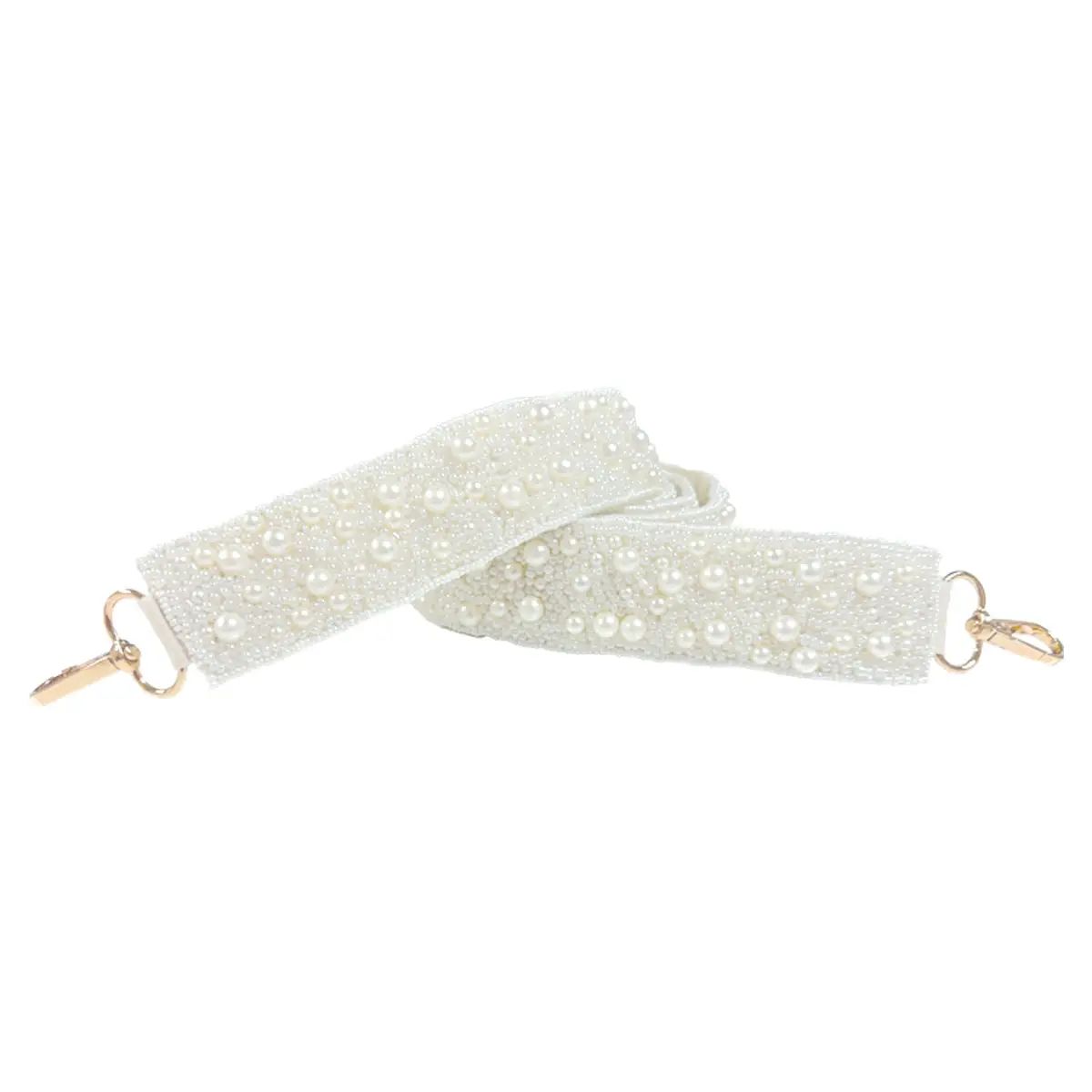 Pearl Beaded Crossbody Strap