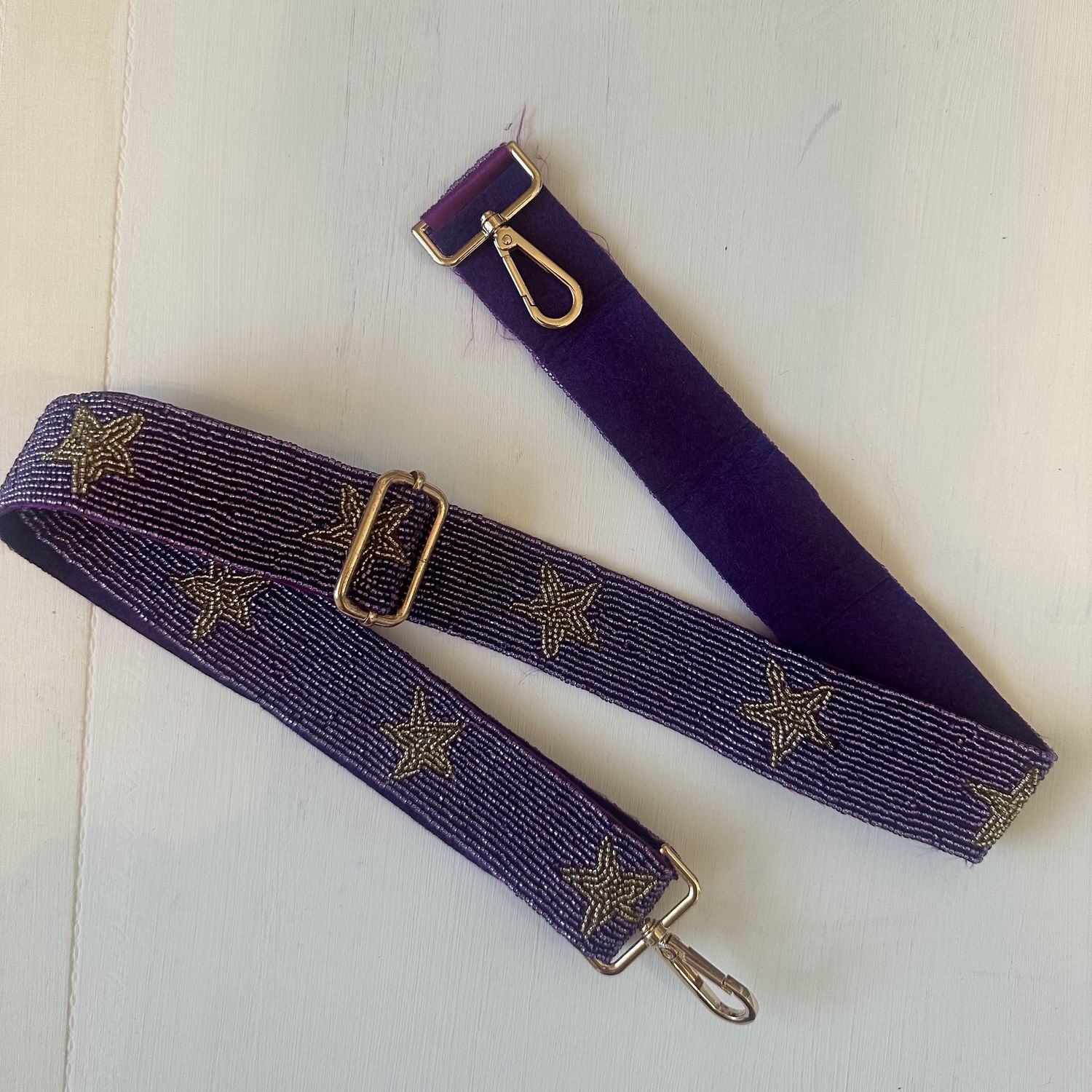Purple &amp; Gold Star Strap