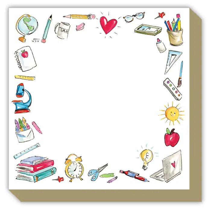 School Icon Luxe Notepad