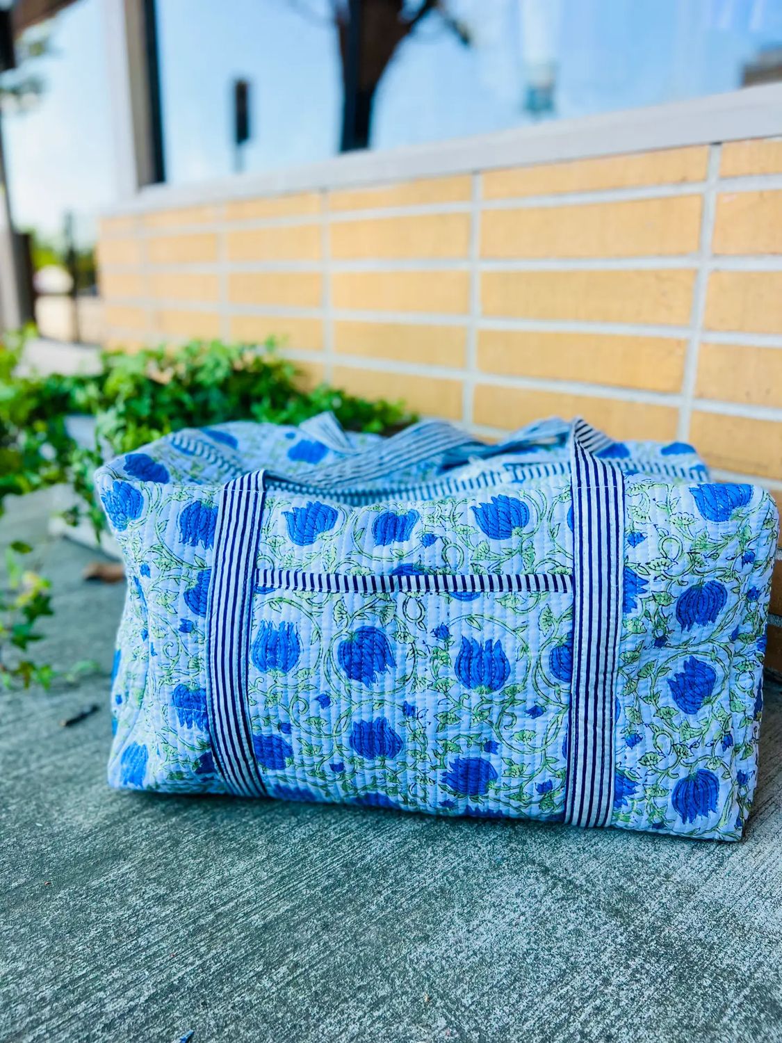 Blue Ivy Quilted Duffle