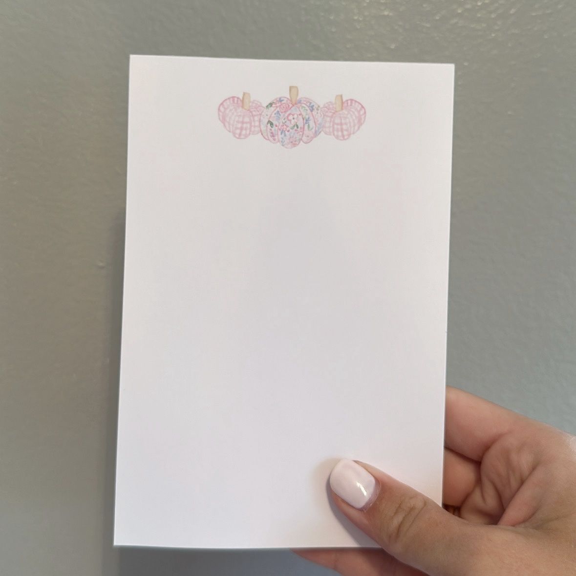 Pink Pumpkin Notepad