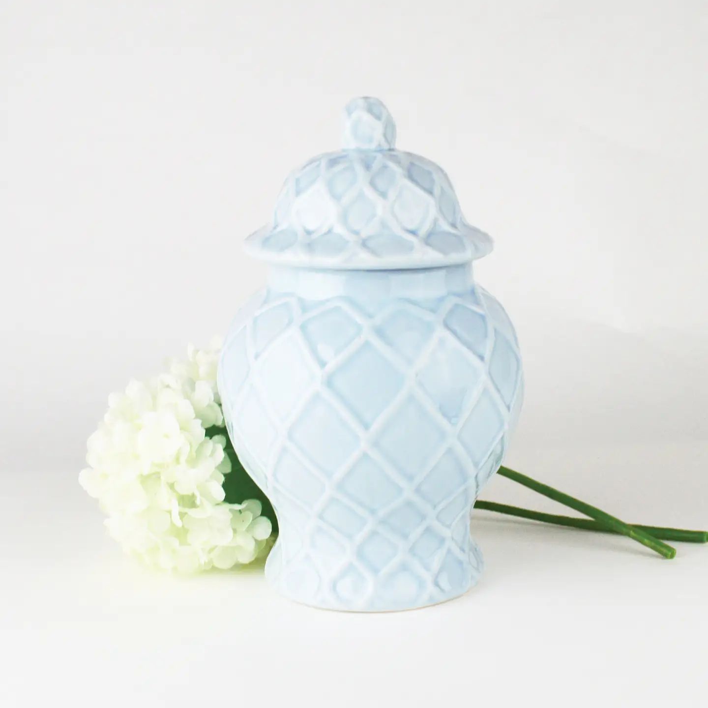 Small Light Blue Ginger Jar