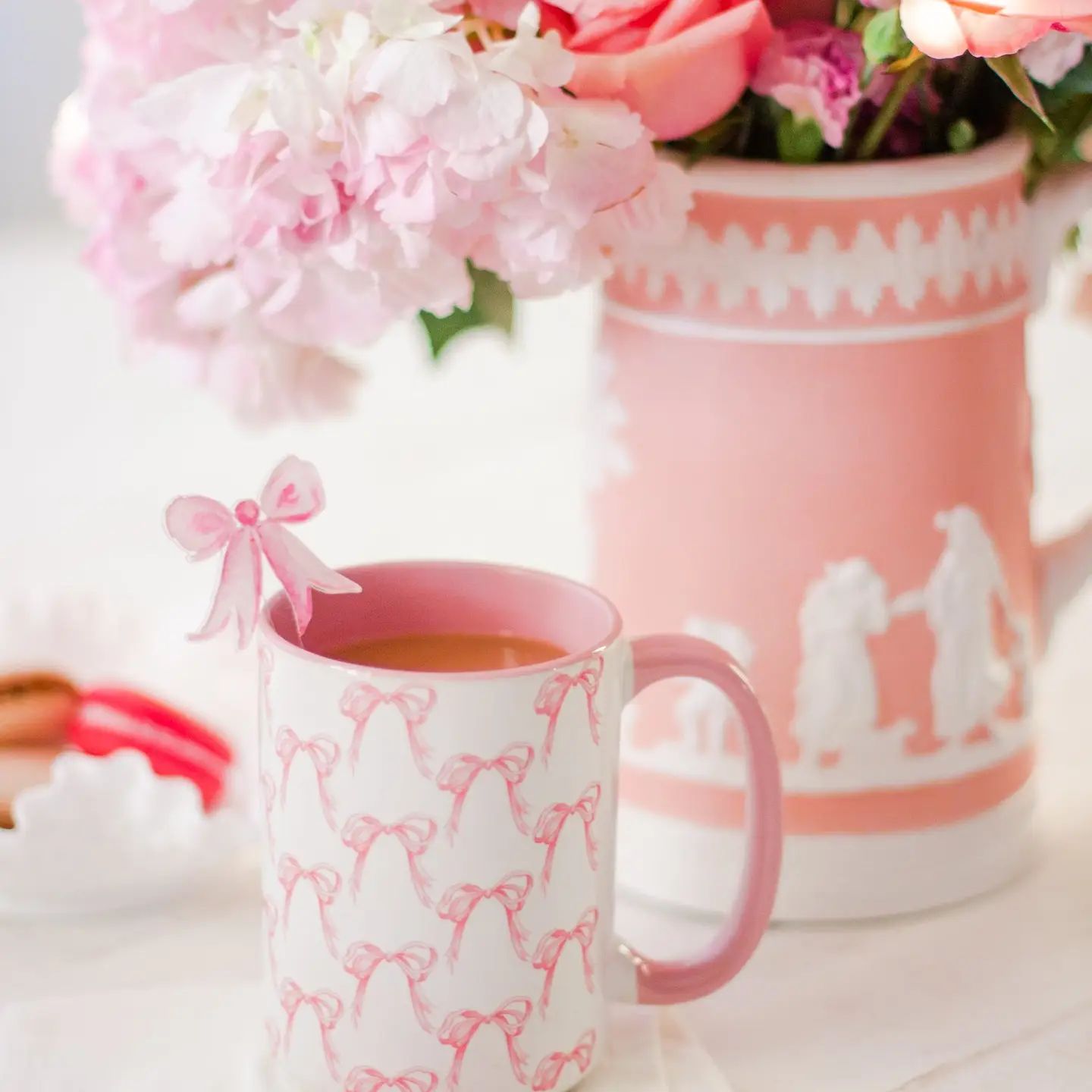 Pink Grandmillennial Mug