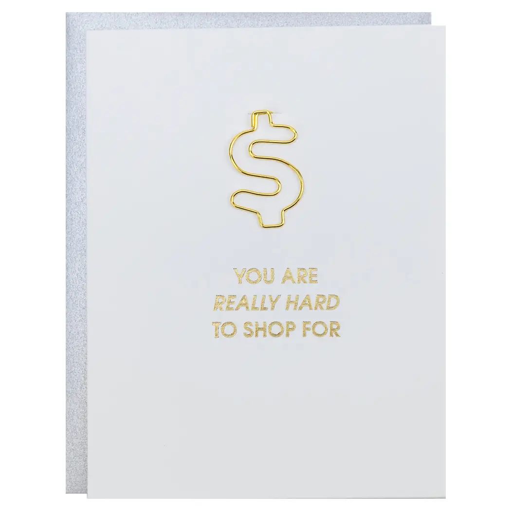Really Hard to Shop For Card