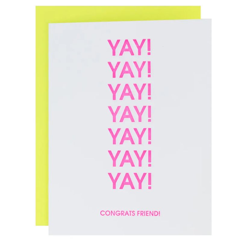 Congrats Friend! Greeting Card