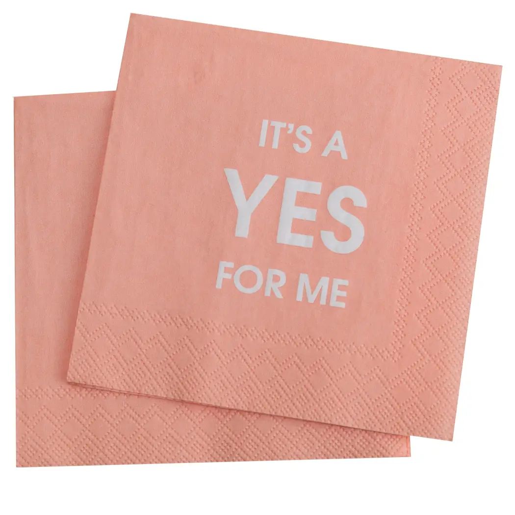 It's a Yes Cocktail Napkins