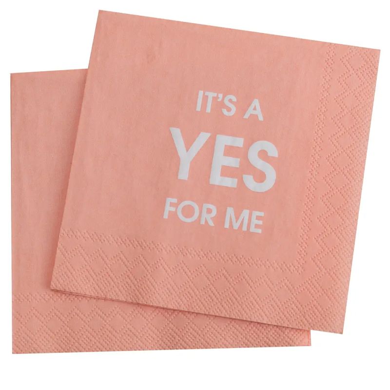 It's a Yes Cocktail Napkins