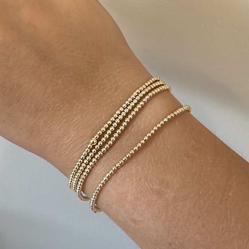 Gold Bead Bracelet
