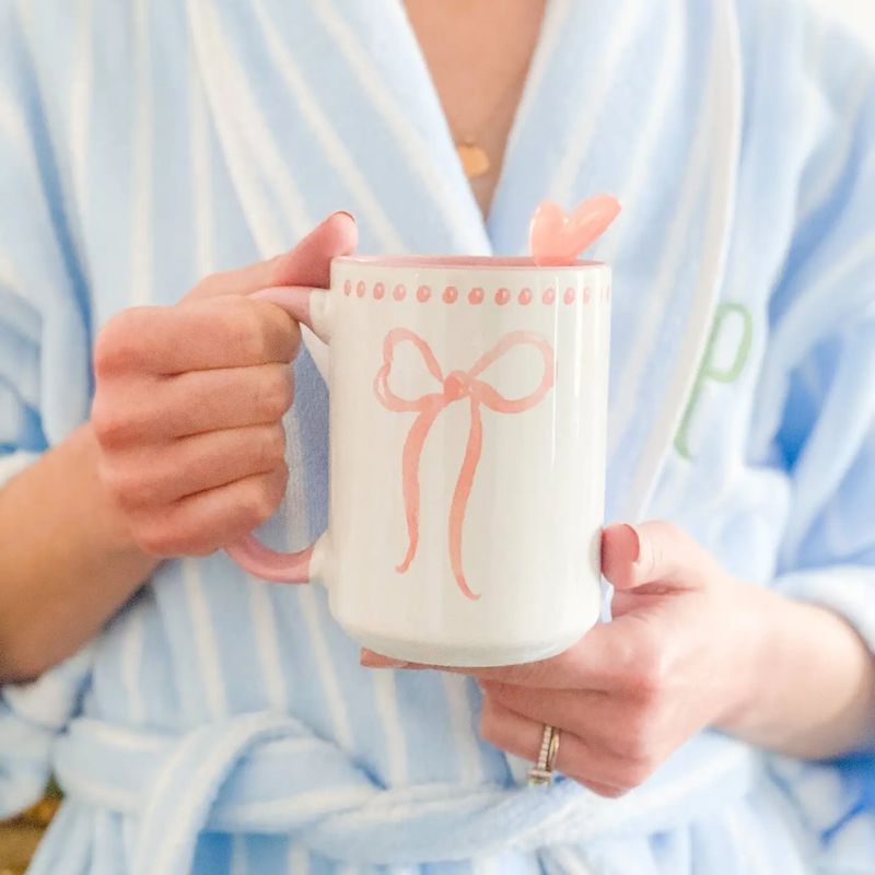 Pink French Bow Mug
