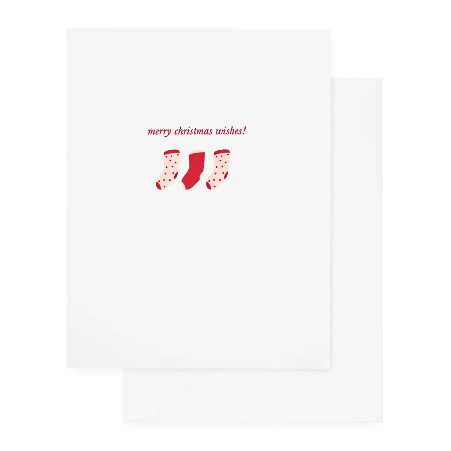 Christmas Stocking Greeting Card