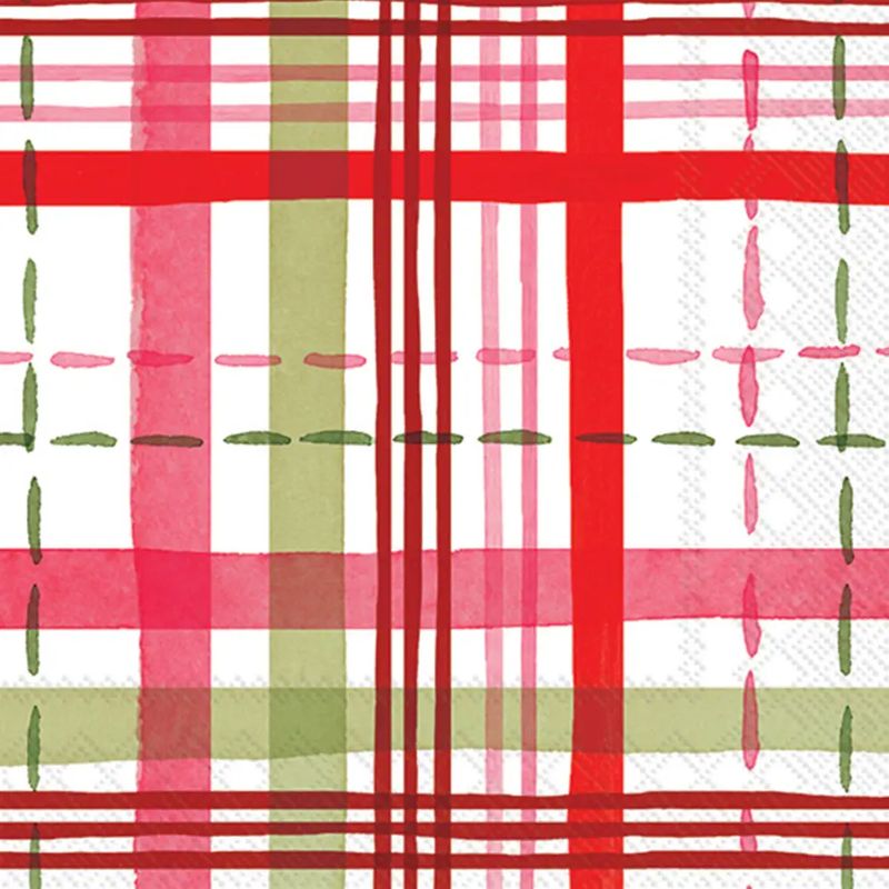 Merry Berry Plaid Napkins