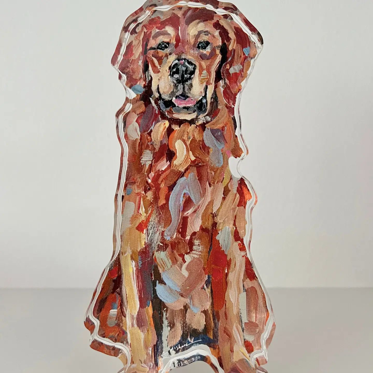 Golden Retriever Acrylic Block