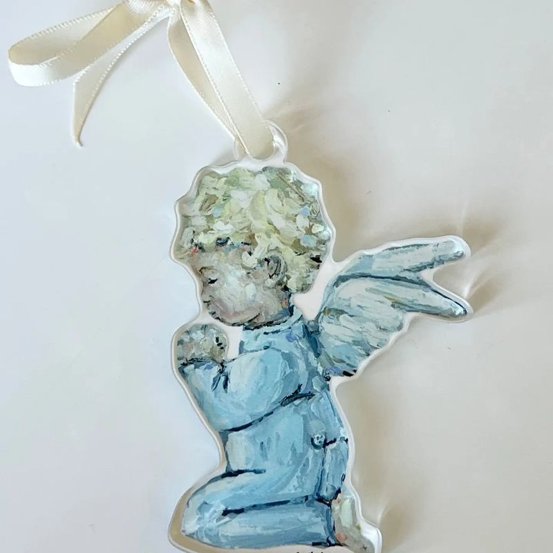 Tiny Wings Ornament - Boy