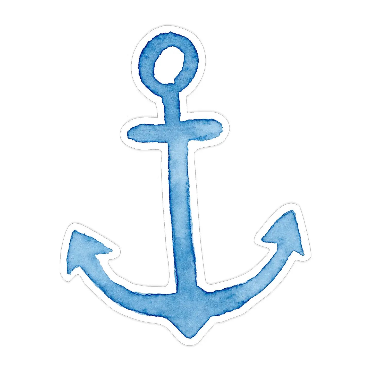 Blue Anchor Sticker