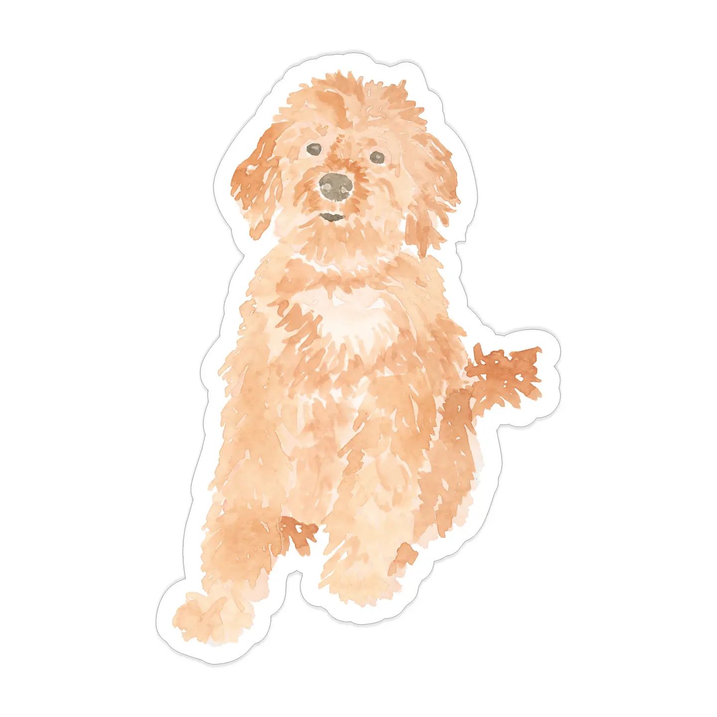 Watercolor Doodle Sticker