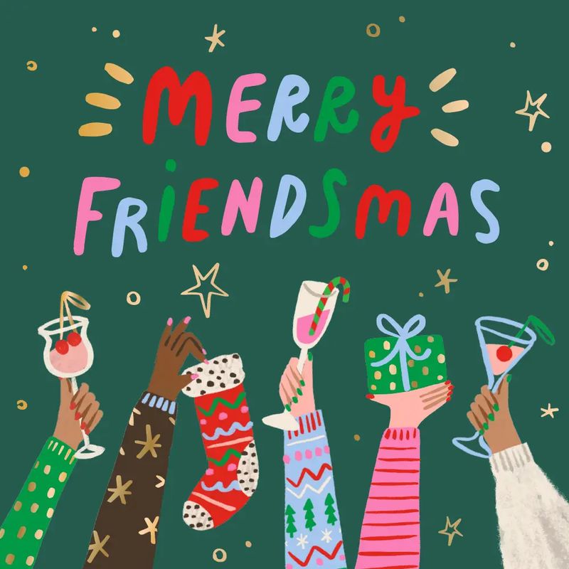 Merry Friendsmas Napkins