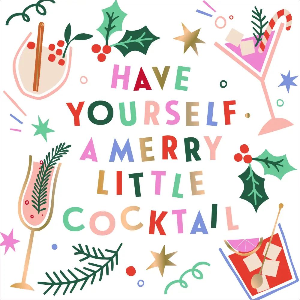 Merry Cocktail Napkins