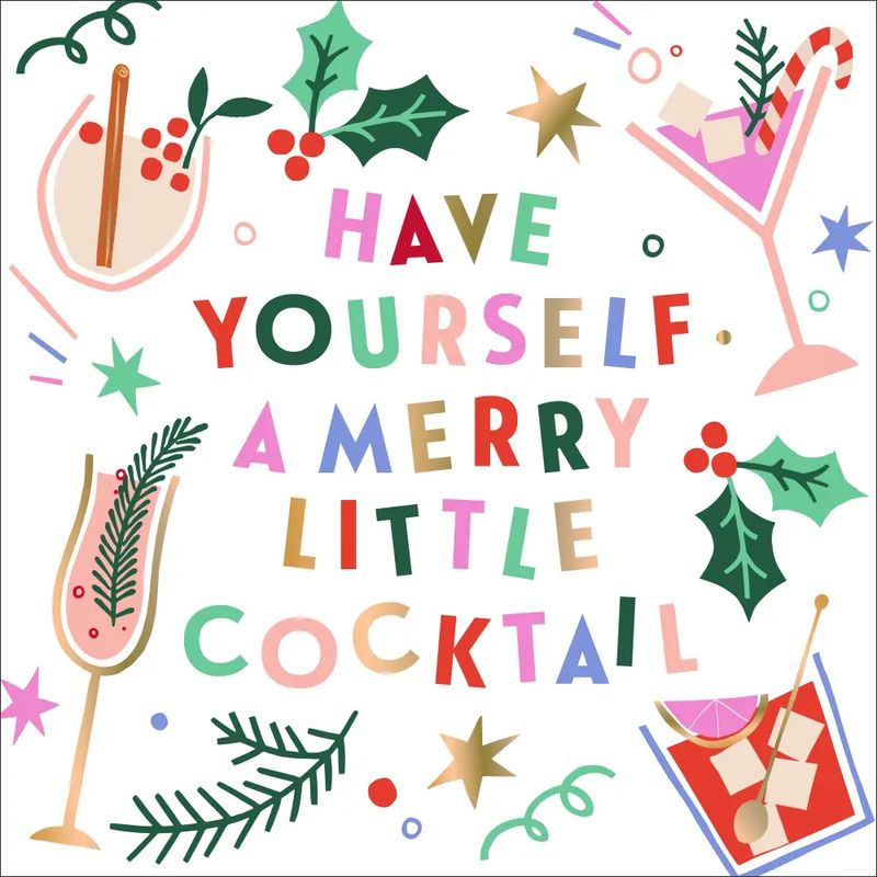 Merry Cocktail Napkins