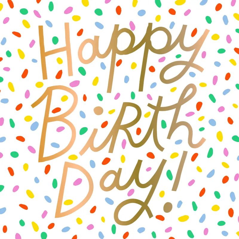 Happy Birthday Napkins