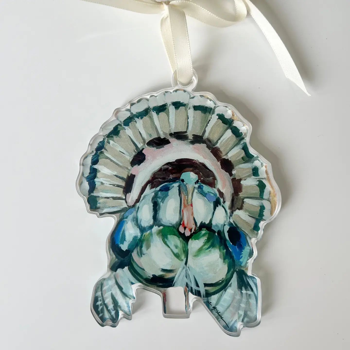 Acrylic Turkey Ornament