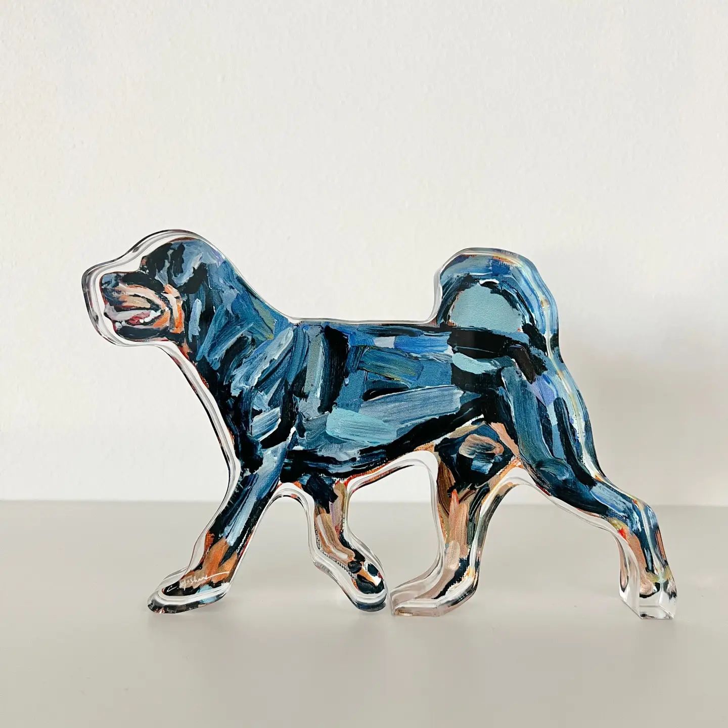 Rottweiler Acrylic Block