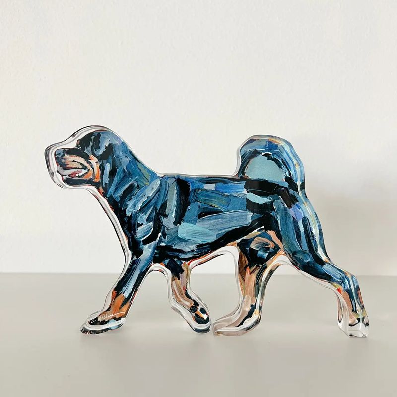Rottweiler Acrylic Block