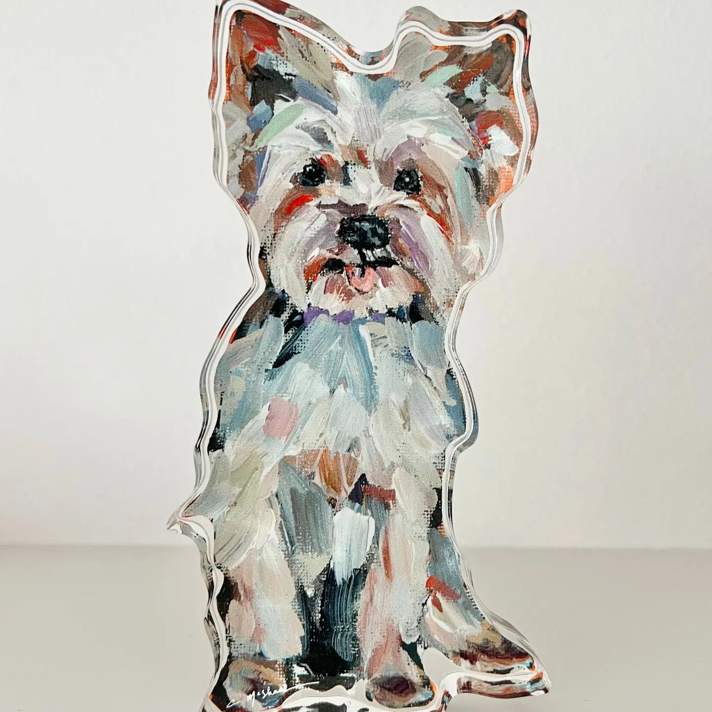 Yorkie Acrylic Block