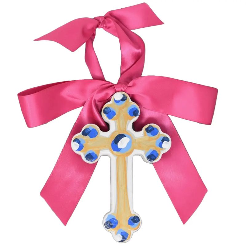 Pink Hallelujah Cross - 6"