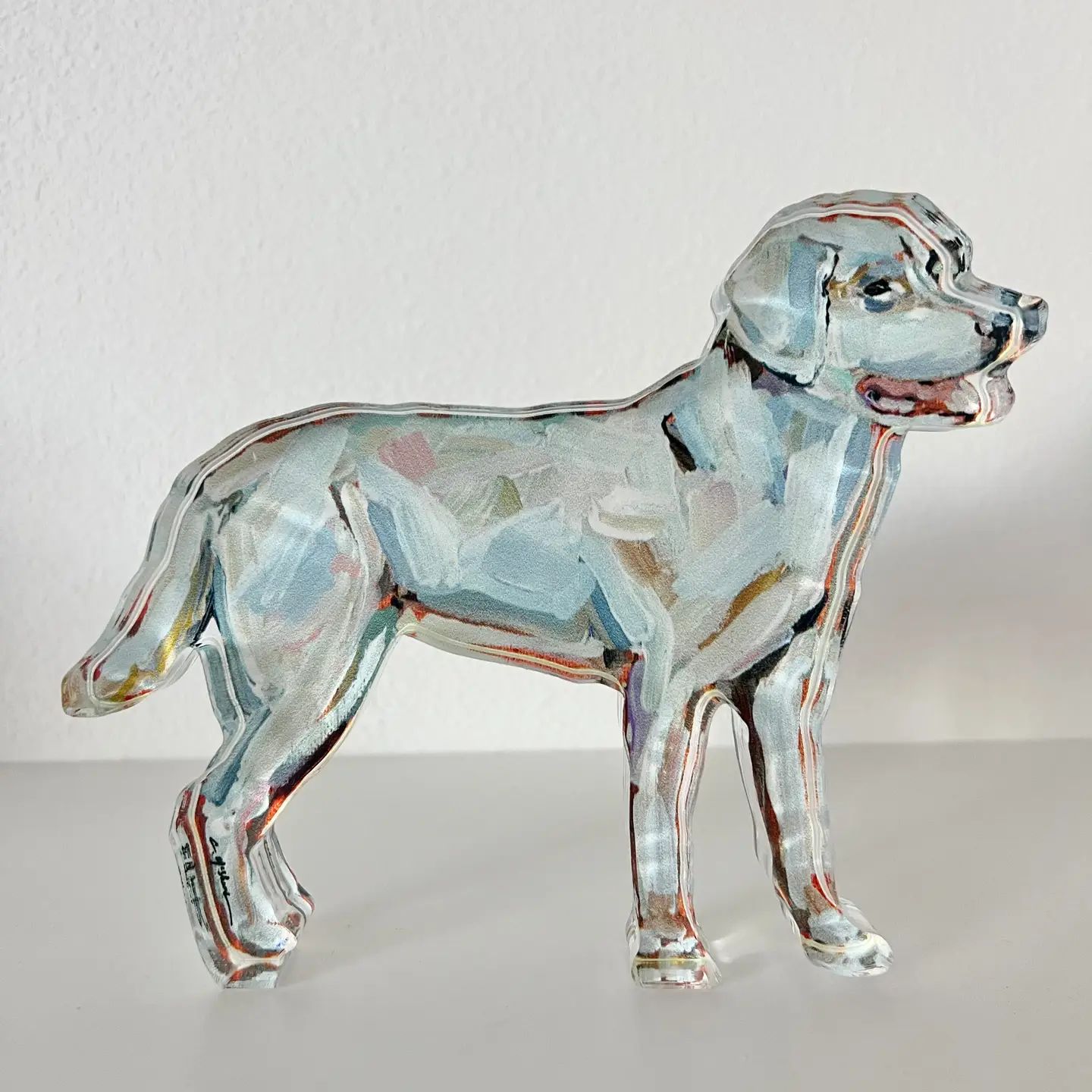 White Lab Acrylic Block