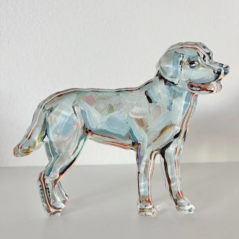 White Lab Acrylic Block