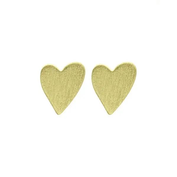 Amores Stud Earrings - 18k Gold Plated