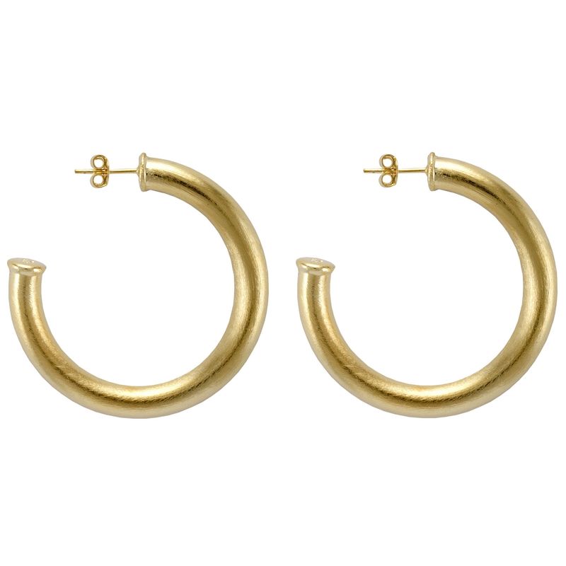 Chantal Hoops - 18k Gold Plated
