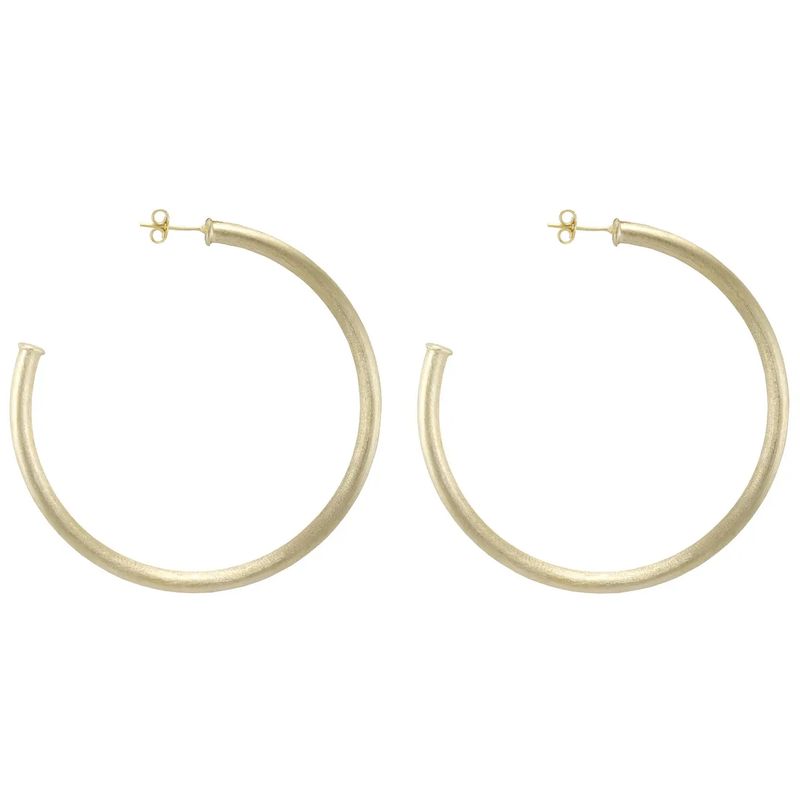 Favorite Hoop Earrings - 18k Gold Plated