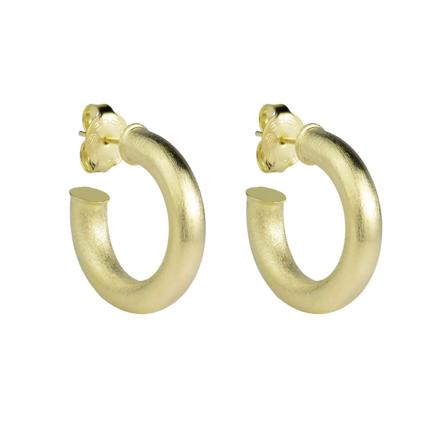Small Chantal Hoops - 18k Gold Plated