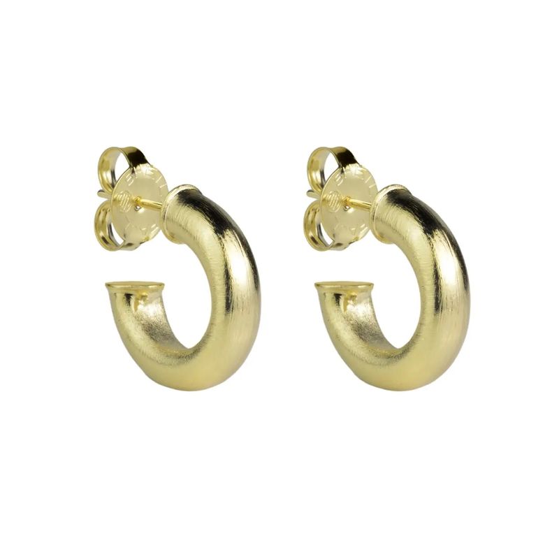 Tiny Chantal Hoops - 18k Gold Plated
