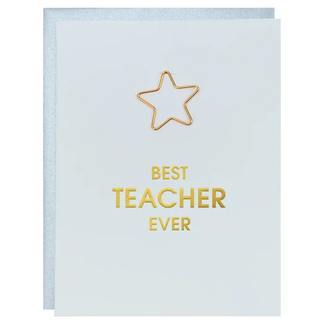Best Teacher Greeting Card