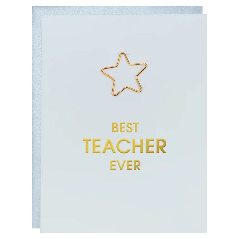 Best Teacher Greeting Card